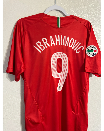 Zlatan Ibrahimović 9 - Juventus 2006/07 Serie A Retro Kit Jersey Maillot Trikot Soccer Shirt