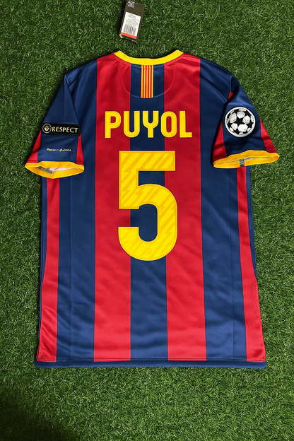 Carles Puyol Barcelona 2010 2011 Trikot Trikot Fußballtrikot