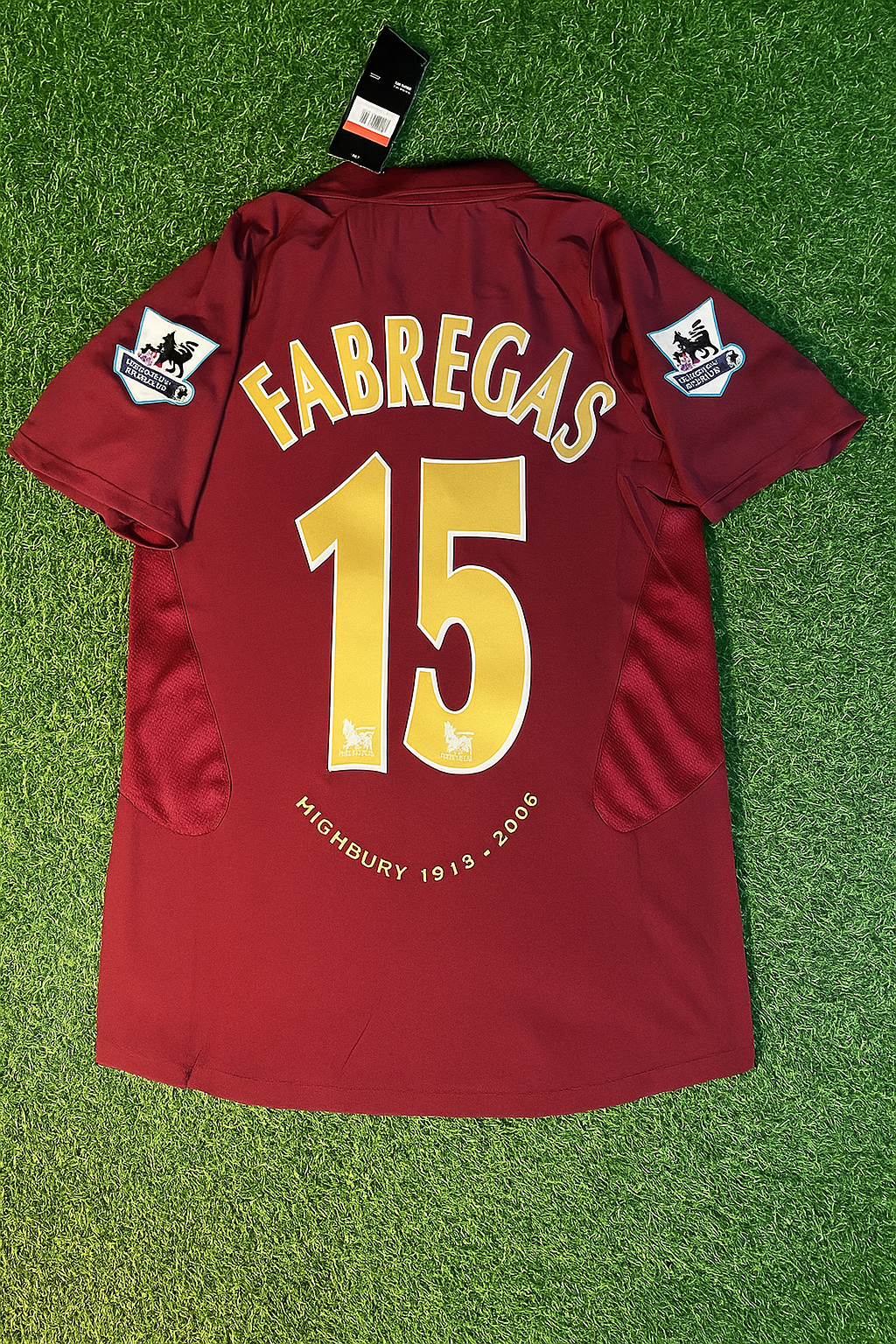 Cesc Fabregas Arsenal 2006 Highbury Burgundy Retro Football Jersey