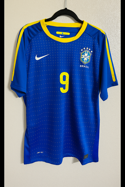 Alexandre Pato Brazil 2010 World Cup Retro Blue Jersey Trikot