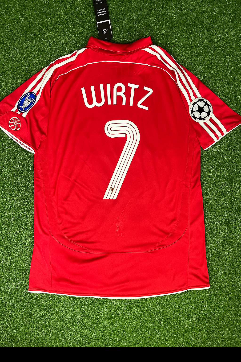 Florian Wirtz Liverpool 2007 2008 Season Champions League Red Retro Football Jersey