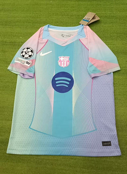 Lamine Yamal Barcelona Home Number 10 Miami Sunset New Season 2026 Jersey Trikot Maillot Soccer Shirt