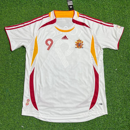 Fernando Torres Spain 2006 World Cup White Retro Jersey Trikot Maillot Camiseta