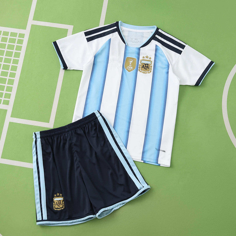 Argentinien WM 2026 Heimtrikot für Kinder
