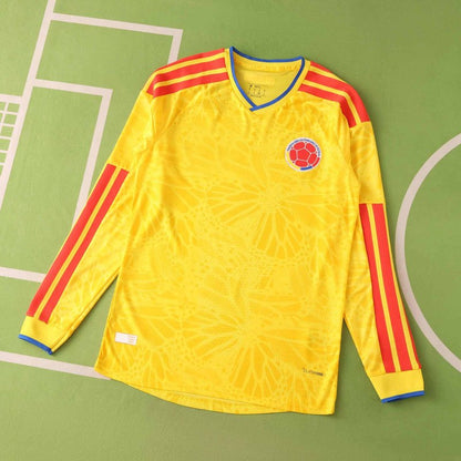 Colombia 2026 World Cup Home Long Sleeve Jersey Trikot Maillot