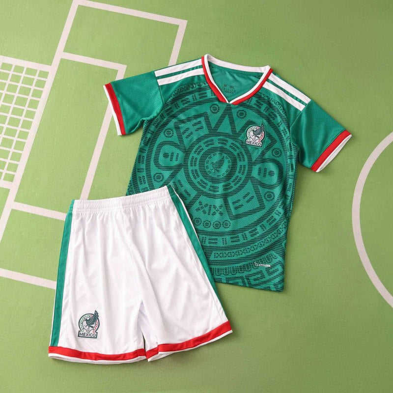 Mexico 2026 World Cup Home Kids Jersey Trikot Maillot