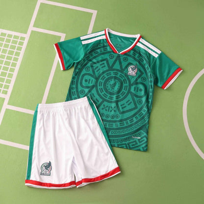 Mexico 2026 World Cup Home Kids Jersey Trikot Maillot