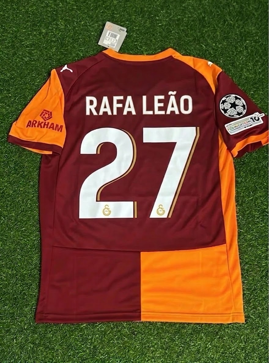 Rafa Leao #27 Galatasaray 2026-2027 Champions League Football Jersey