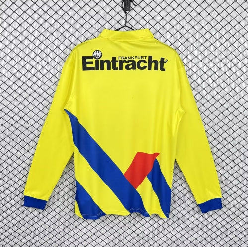 Eintracht Frankfurt 1993/1996 Saison Langarm Heim Retro Trikot