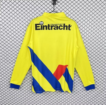 Eintracht Frankfurt 1993/1996 Saison Langarm Heim Retro Trikot