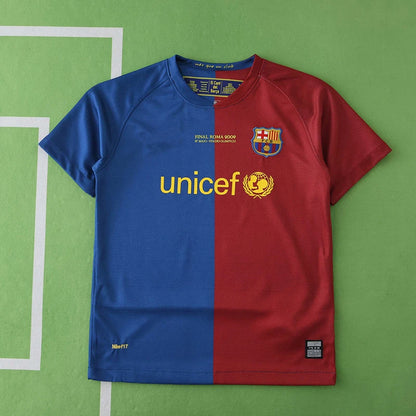 Barcelone 2009 Final Home Retro Kids Kit Jersey KinderTrikot Maillot Enfant Maillot de football
