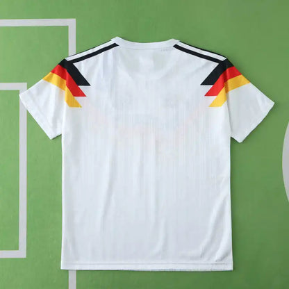 Germany Deutschland 1990 Home Retro Kids Kit Jersey KinderTrikot Maillot Enfant Soccer Shirt