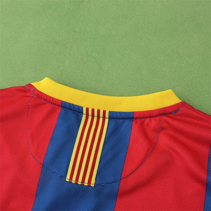 FC Barcelona 10/11 Season Home final match RetroJersey Trikot Soccer Shirt