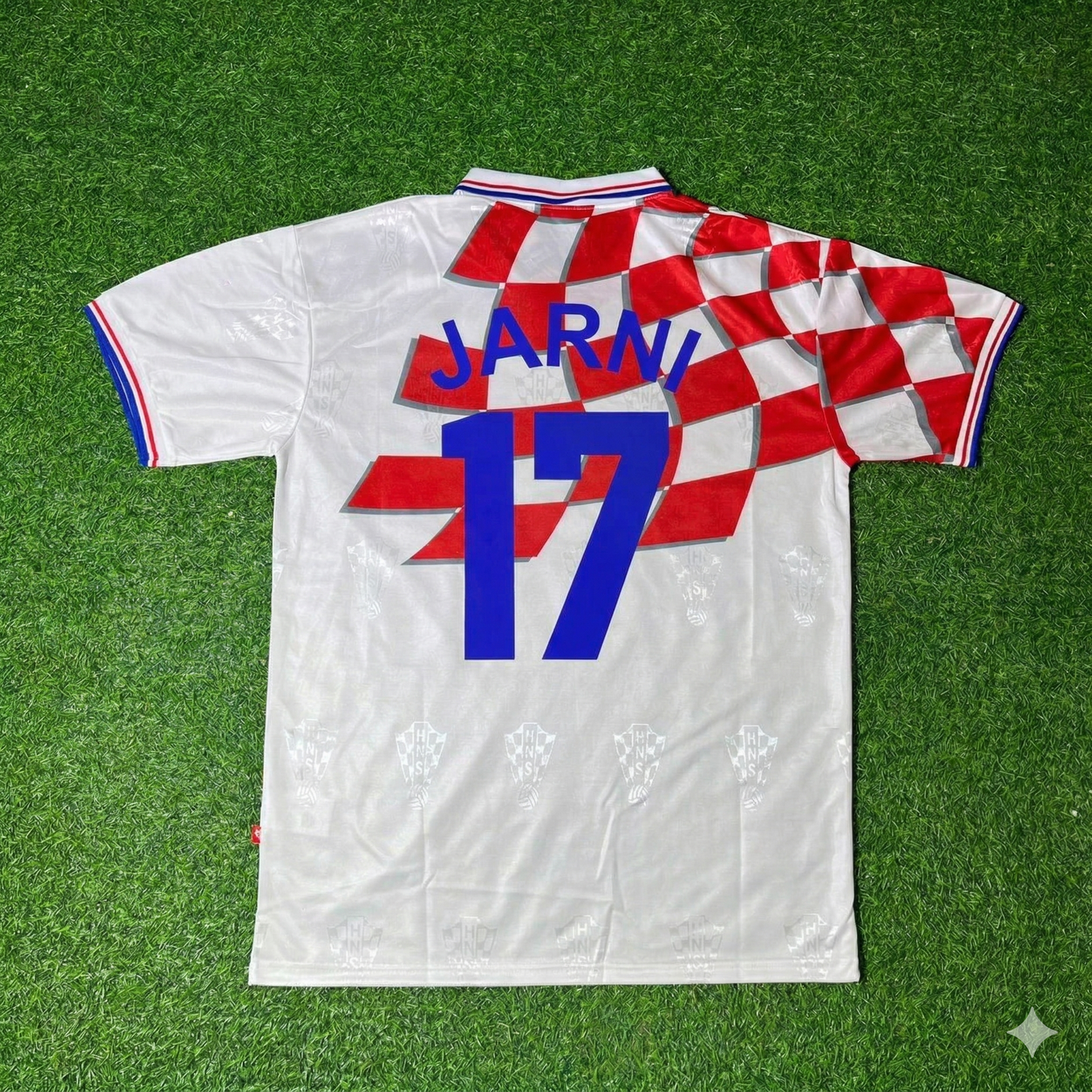 Robert Jarni Croatia 1998 World Cup Retro Football Jersey Kit