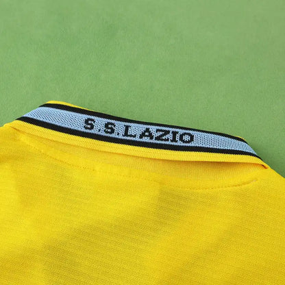 Lazio 98/99 Saison Auswärts Gelb Retro Trikot Fußballtrikot
