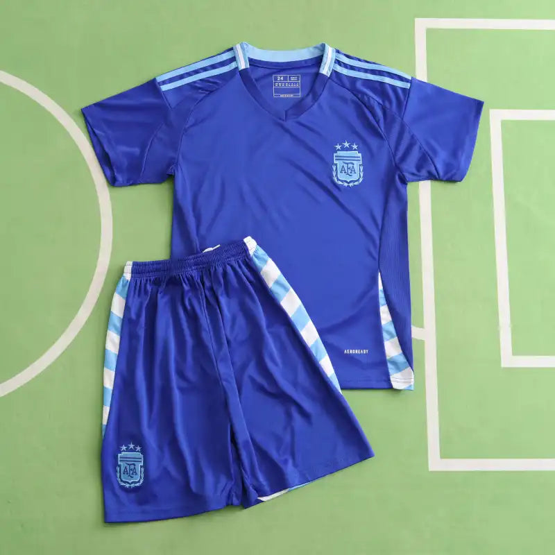 Argentina 2024 season away Kids kit Kindertrikot Cocuk formasi maillot enfant camiseta kindertrui EK