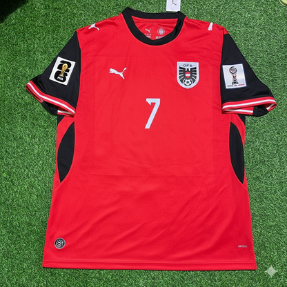 Marko Arnautović 7- Austria 2026 World Cup Kit Jersey Trikot Maillot