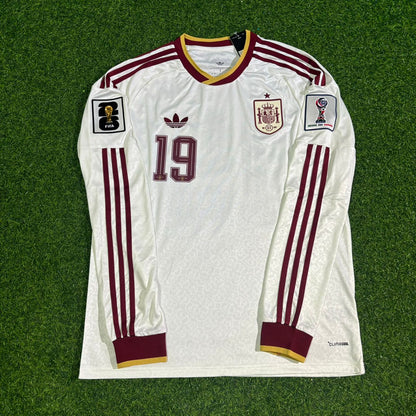 Lamine Yamal #19 Spain 2026 World Cup Away Long Sleeve Jersey Trikot Maillot