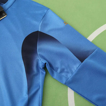 Italy 2006 Season Home Blue Retro Jersey Trikot Soccer Shirt