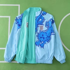 England 1992 Retro Both Sides Football Windbreaker Windjacke