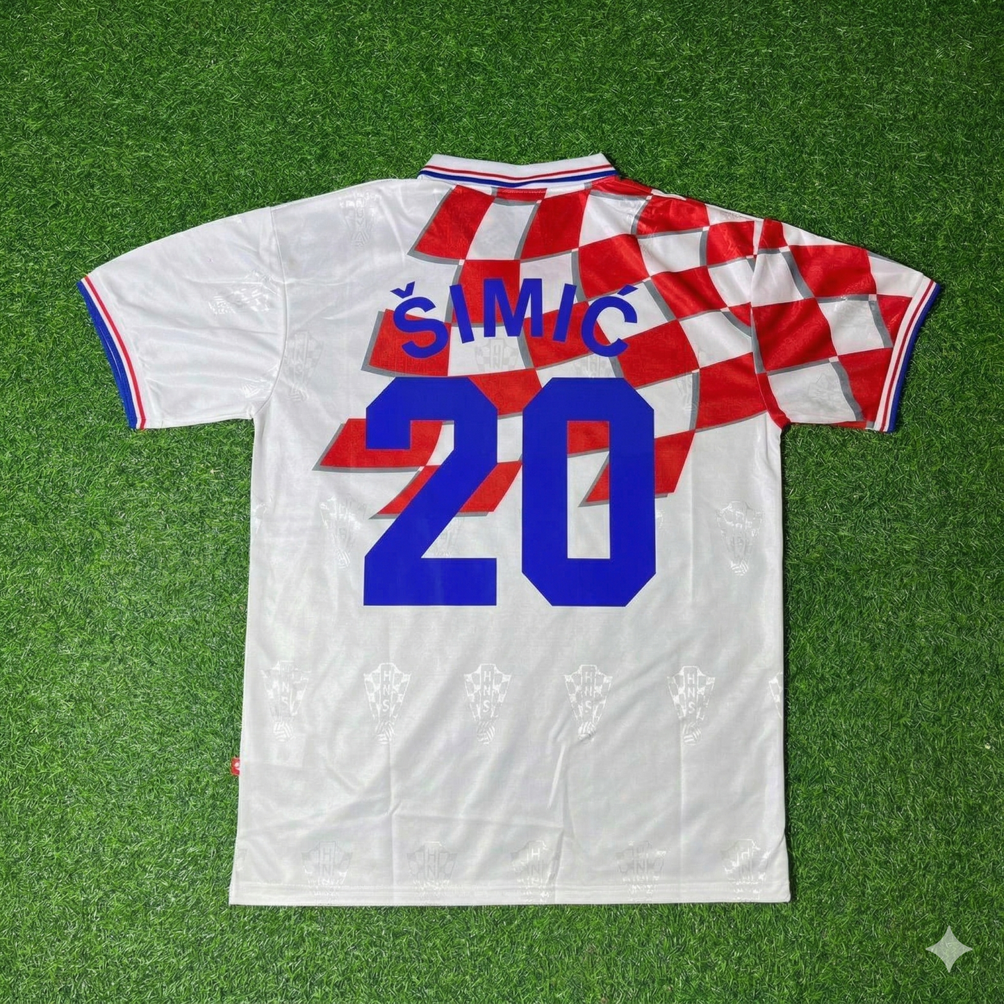 Dario Simic Croatia 1998 World Cup Retro Football Jersey Kit