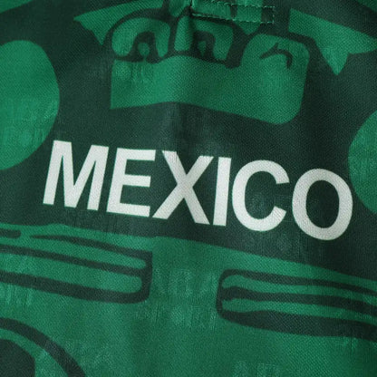 Mexico 1998 Season Home Green Retro Jersey Trikot Soccer Shirt