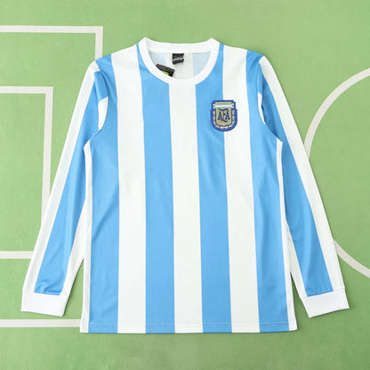 Argentina 1986 Season Home Retro Jersey Trikot Soccer Shirt