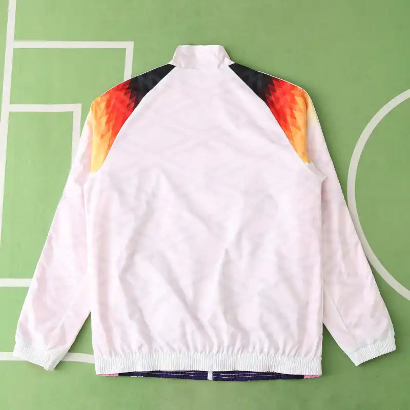 Germany Double Sides Windbreaker - Reversible Jacket White Pink