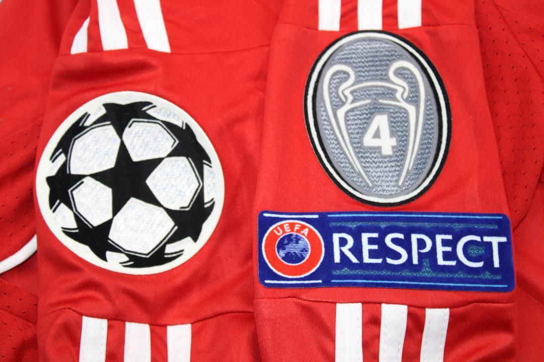 FC Bayern München 2012/13 Champions-League-Finale Saison Langarm Heim Retro Trikot