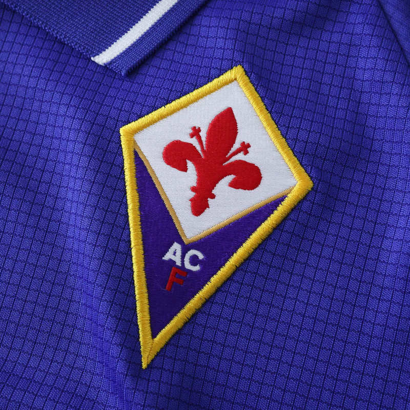 Fiorentina 1998 Home Kids Retro Football Jersey Trikot Maillot