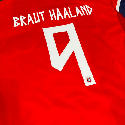 Erling Braut Haaland Norway 2026 World Cup Kids Football Jersey