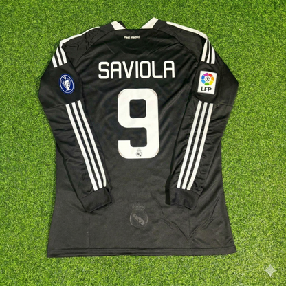 Javier Saviola #9 Real Madrid 2009 Away Retro Jersey