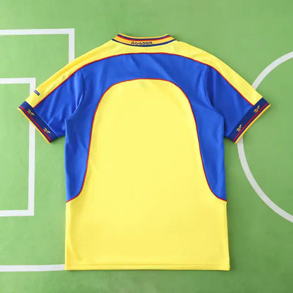 Colombia 2001 Season Home Field Yellow Retro Jersey Trikot Soccer Shirt