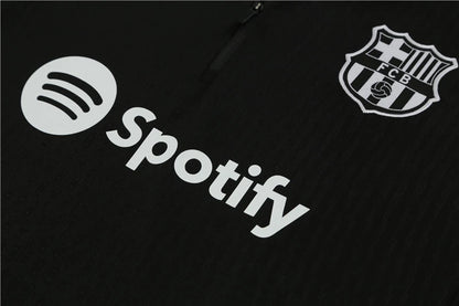 Barcelona Tracksuit Black Training Top Pack