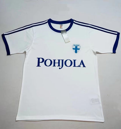 Finland Haaskivi 1982 Home Retro Football Shirt Jalkapallopaita