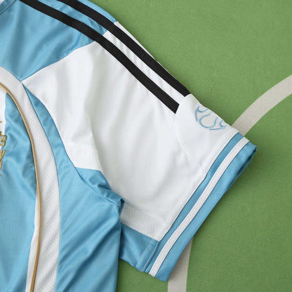 Carlos Tevez Argentina 2006 World Cup Retro Soccer Jersey Maillot Trikot