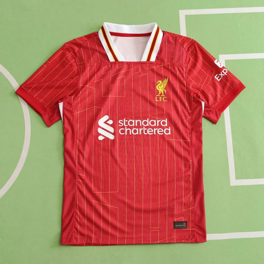 Liverpool 2024-2025 Home Short Sleeve Retro Jersey Trikot