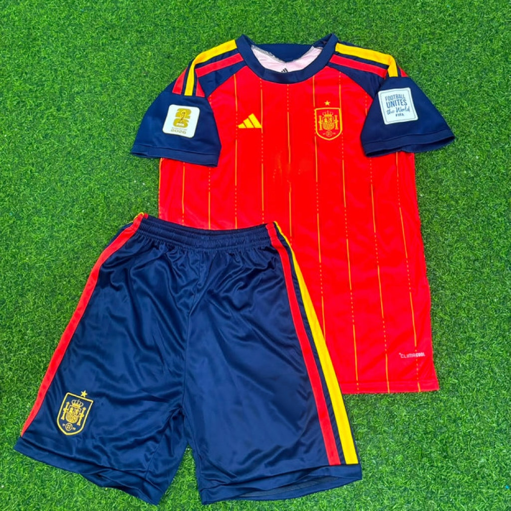 Ferran Torres #7 Spain 2026 World Cup Kids Football Jersey