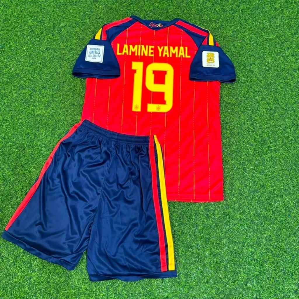 Lamine Yamal Spain 2026 World Cup Kids Football Jersey