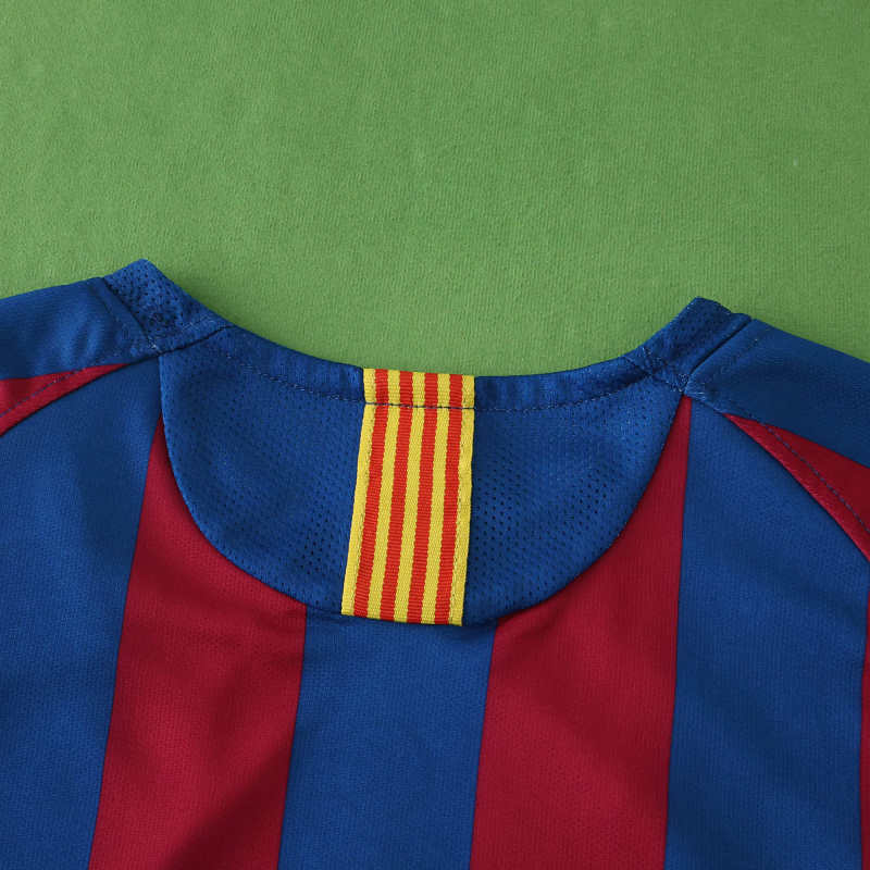 Barcelona 2005 Season Home  kids  Retro Jersey Trikot Soccer Shirt