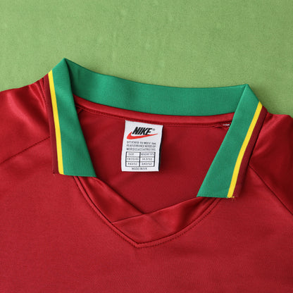 98 Season Portugal Home Football Jersey Maillot Trikot Maglia