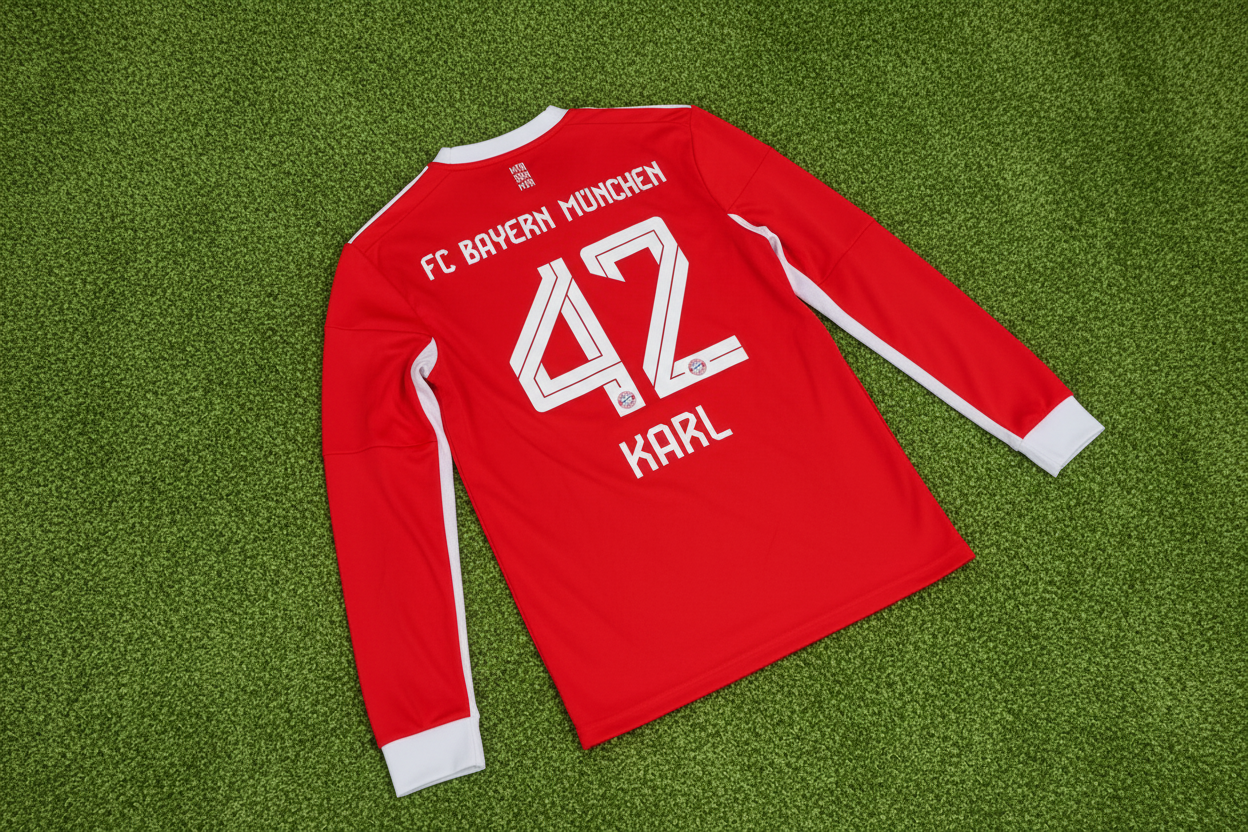 Lennart Karl Bayern München Long Sleeve Away New season Trikot Maillot Soccer Shirt