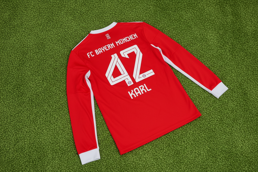 Lennart Karl Bayern München Long Sleeve Away New season Trikot Maillot Soccer Shirt
