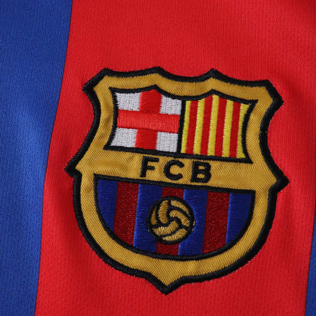 Barcelona 2004 Season Home Retro Jersey Trikot Soccer Shirt