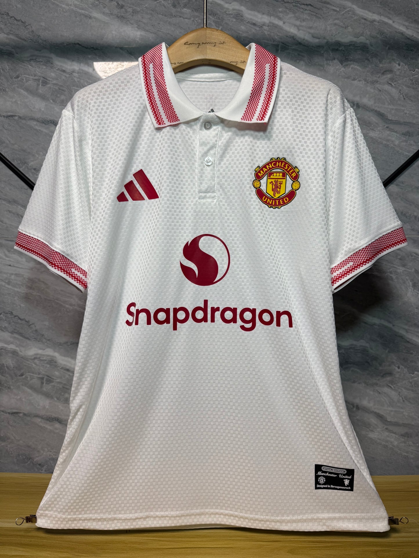 Manchester United New Polo Neck Polokragen Tshirt