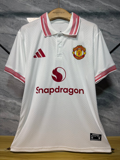 Manchester United New Polo Neck Polokragen Tshirt