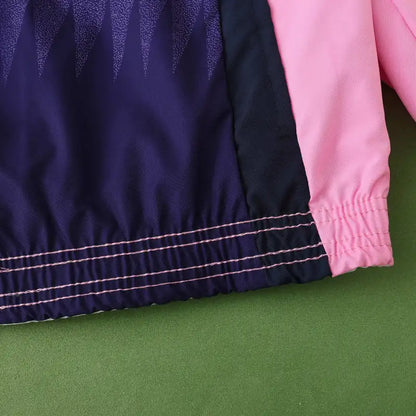 Germany Deutschland Double Sides Windbreaker - Reversible Jacket White Pink