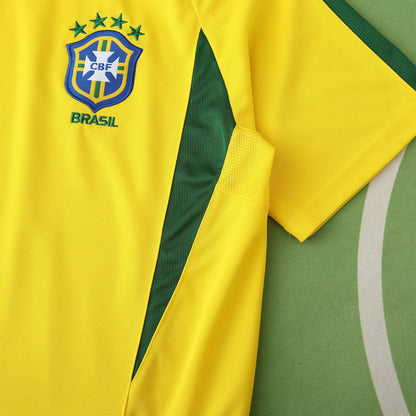 Brazil 2002 World Cup Retro Football Jersey