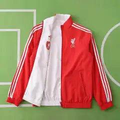 Liverpool 2025–26 Saison Rot Fußball Windbreaker Windjacke