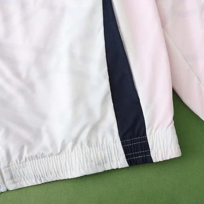 Germany Deutschland Double Sides Windbreaker - Reversible Jacket White Pink